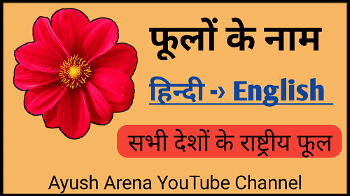 Flowers-name-in-hindi-english